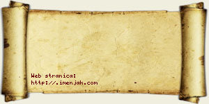 Kuzman Sebić vizit kartica